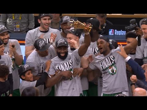Jaylen Brown wins ECF MVP after beating the Pacers - Full Speech