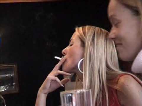 Jeanette -  smoking in public - candid girl