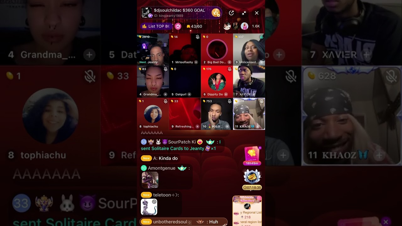 Jeanty’s Bigo Live ft Tophia 3-10-24