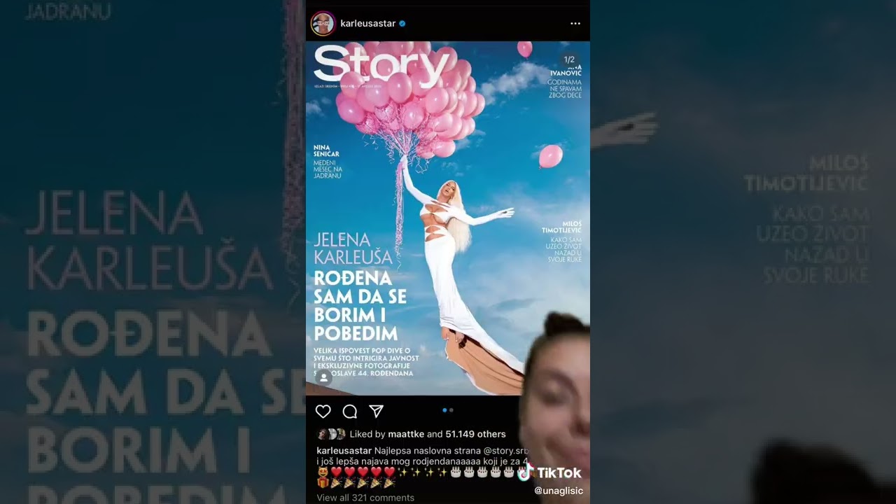 Jelena Karleusa kopira Unu