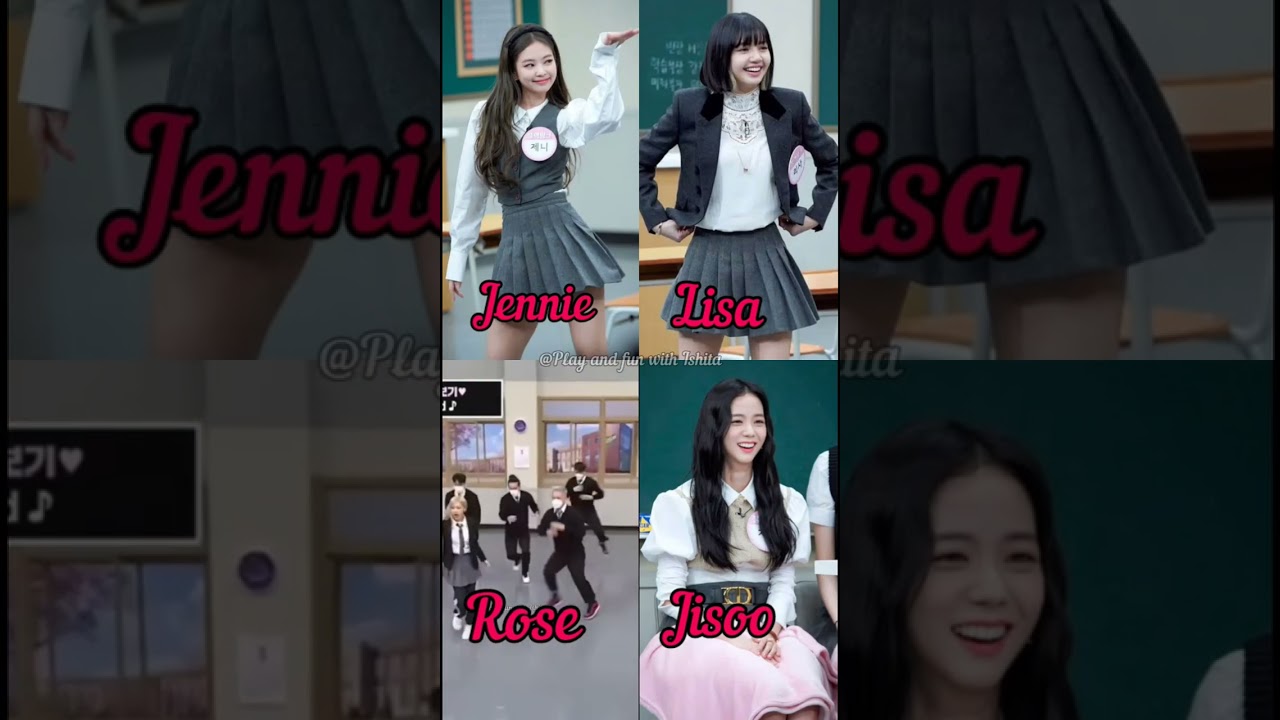 JENNIE - SOLO🔥LISA - CRAB🔥ROSE - ON THE GROUND🔥JISOO -# FLOWER@Play and fun with Ishita 🤗