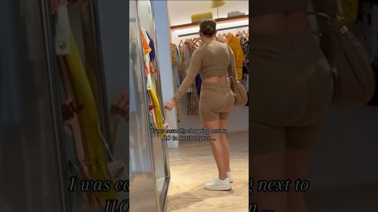 Jennifer Lopez Shopping In The Hamptons #JLo #Shorts