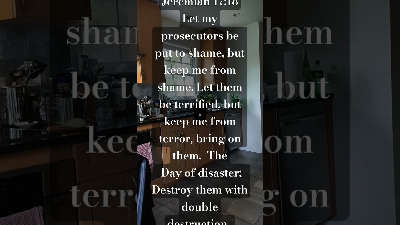 Jeremiah 17:18#quotes #Bible #pray #lesson