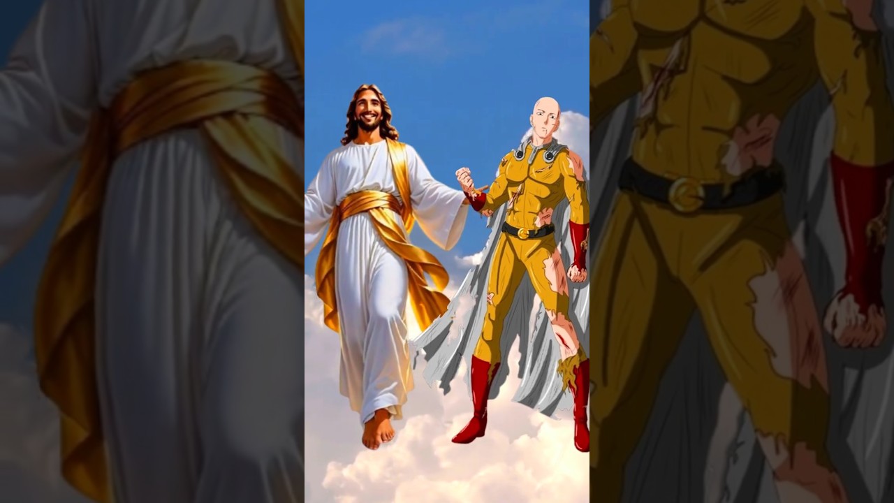 Jesus vs Saitama #shorts #anime #edit #jesus #saitama