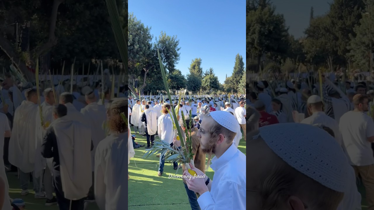 Jews celebrate Sukkot in Jerusalem, Israel 2024