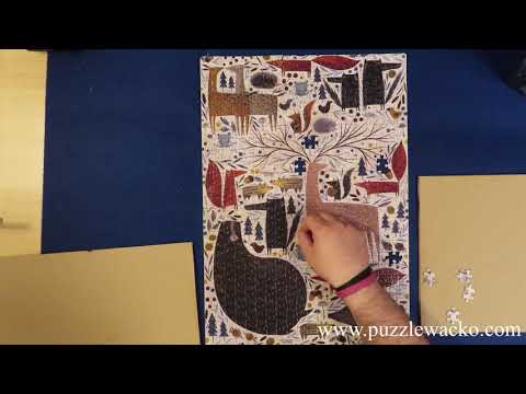 Jigsaw Puzzle Animals 500 pieces Timelapse and Review D-toys