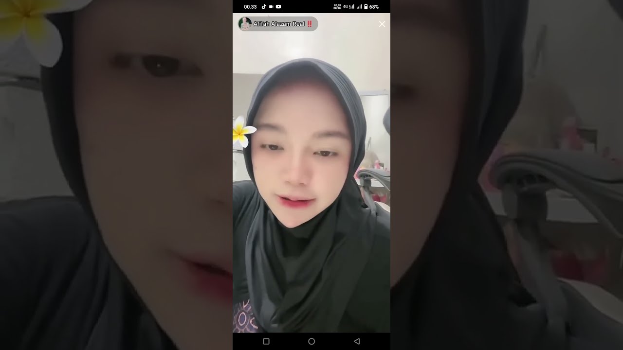 Jilbab Live Bar Bar - No BRA😋