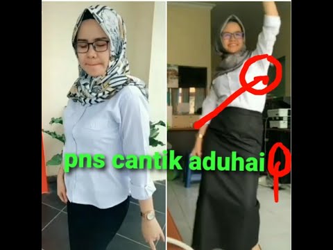 jilbab tiktok pns cantik, cantik dan semok