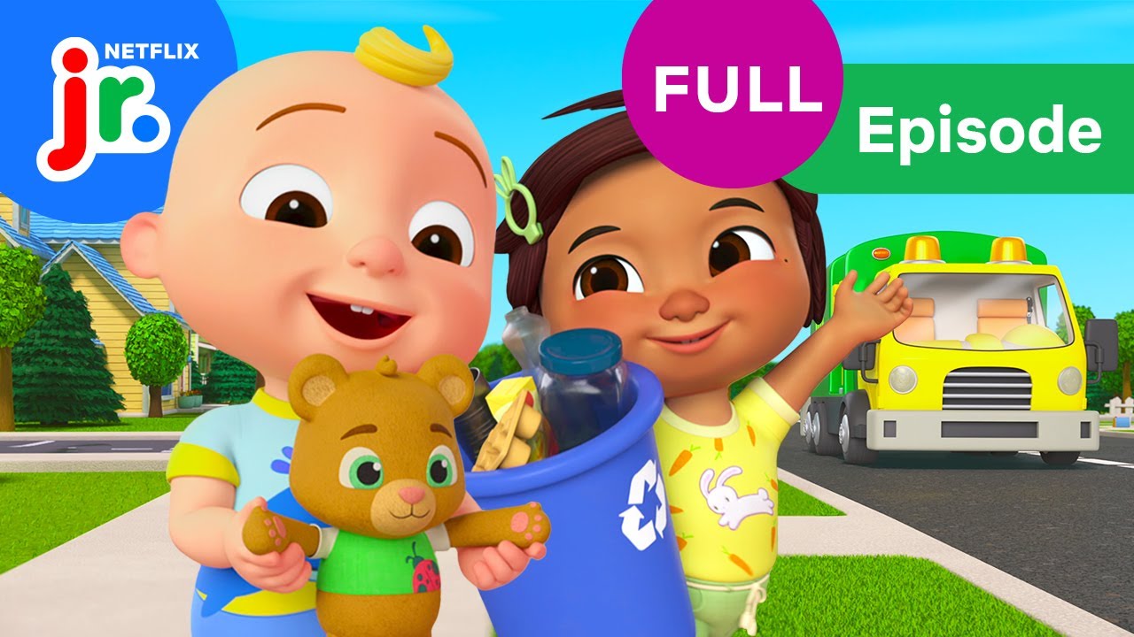 JJ's Bear Dance + Nina Meets the Garbage Truck + Pajama Party Song FULL EPISODE 🐞 CoComelon Lane
