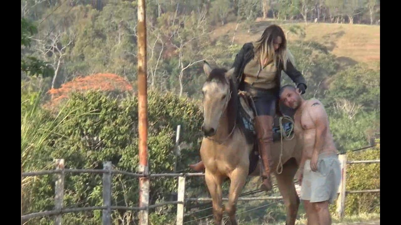 Joanna Great Video #horseriding #ponyriding #esel #cowriding #sexyriding #donkeyriding #sheepriding