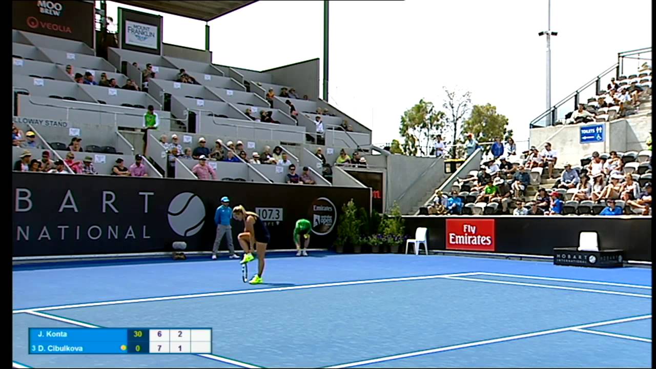 Johanna Konta v Dominika Cibulkova full match (1R) | Hobart International 2016