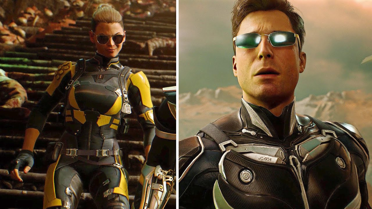 Johnny Cage thanks Kitana for killing his future daughter - Mortal Kombat 1