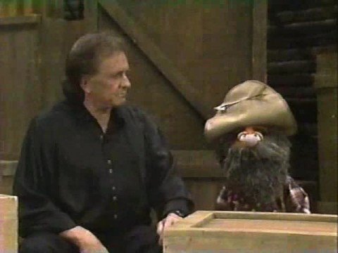 Johnny Cash on Sesame Street (