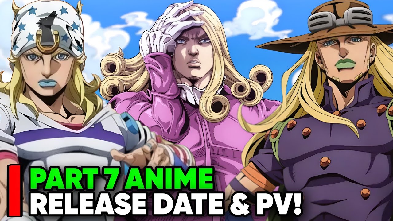 JOJO PART 7 ANIME: RELEASE DATE & TRAILER - [Steel Ball Run Anime]