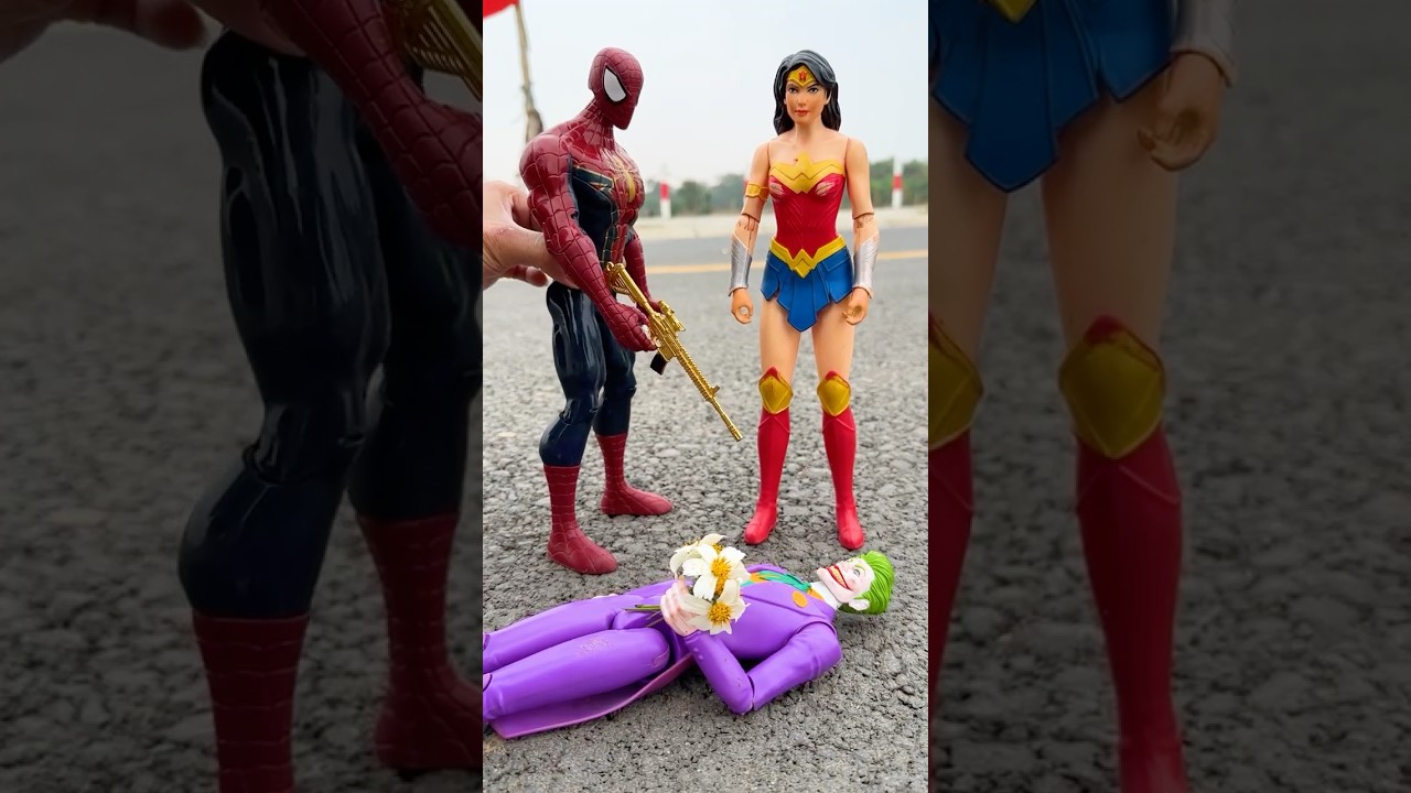 Joker is not your flower | Marvel Toys #marvel #spiderman
