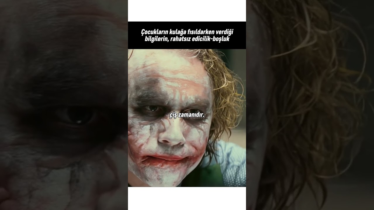Jokerin O Ünlü Sözünü Duydunuz Mu?
