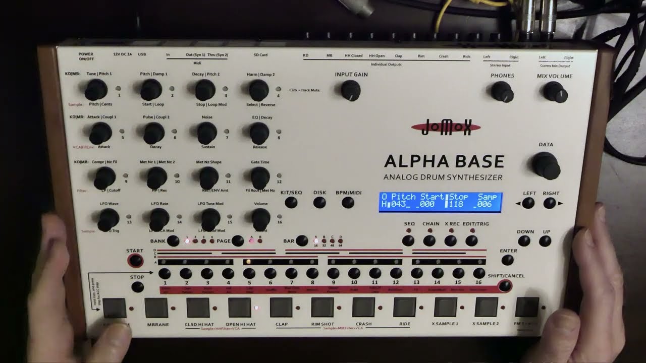 JoMoX Alpha Base Drum Synthesizer Impressions