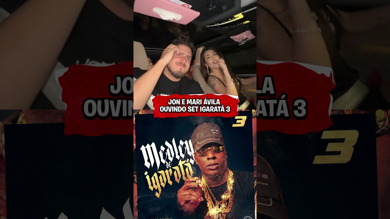JON E MARI ÁVILA OUVINDO SET IGARATÁ 3 #shorts