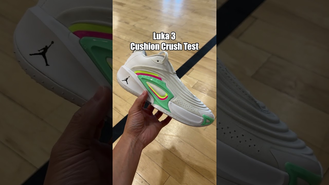 Jordan Luka 3 Cushion Crush Test #lukadoncic #jordan