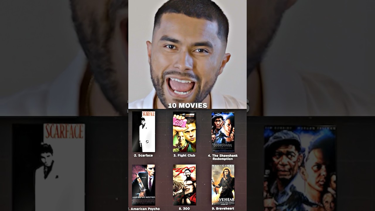 Jose Zuniga's Top 10 Movies 🎥 🍿