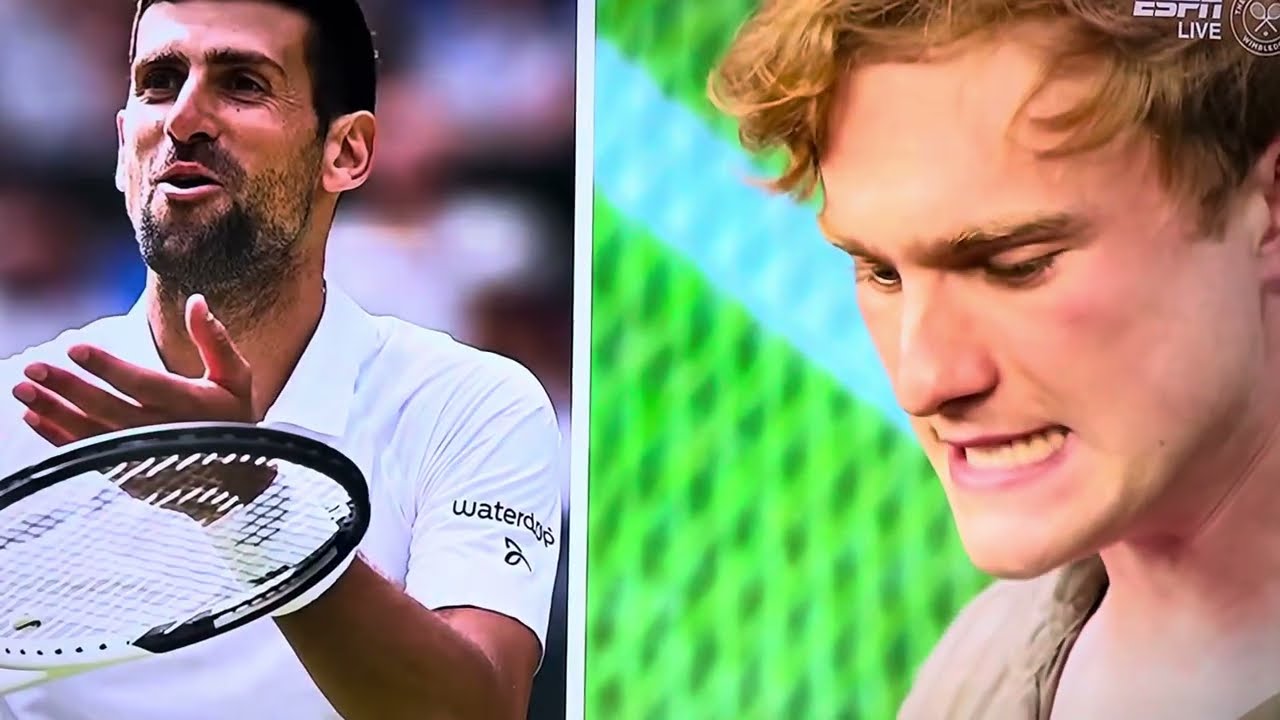 Josh Berry imitations of tennis players