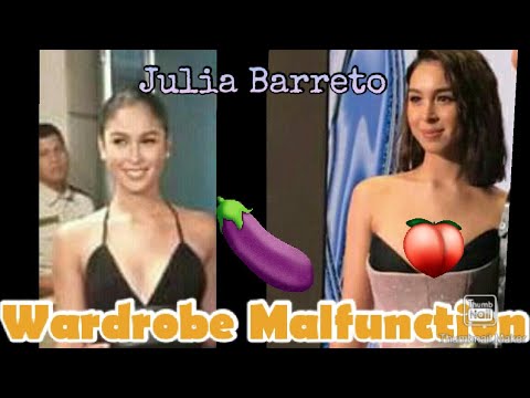 Julia barreto's wardrobe malfunction👗👗👗