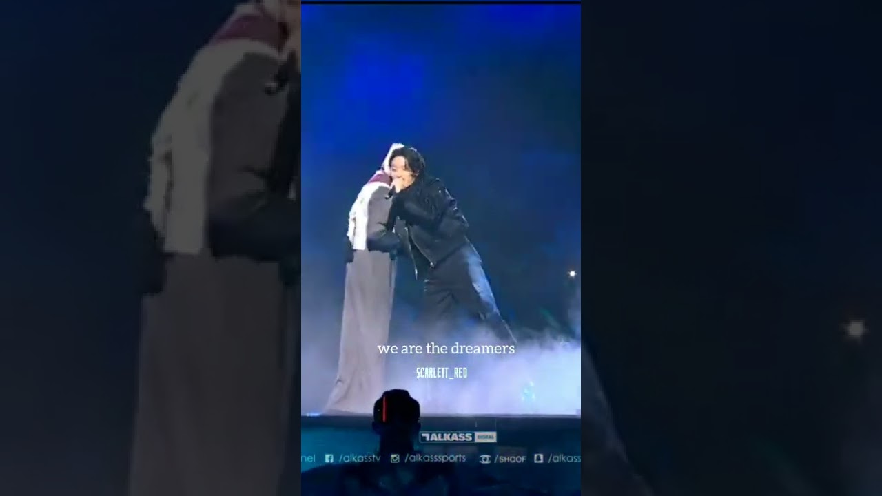 Jungkook and Fahad Al Kubaisi || FIFA WORLD CUP PERFORMANCE ||