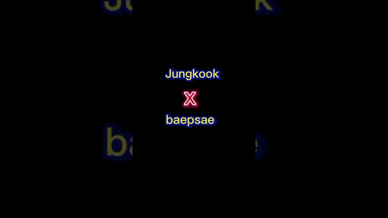 jungkook X baepsae ☠️💀🖤☻️