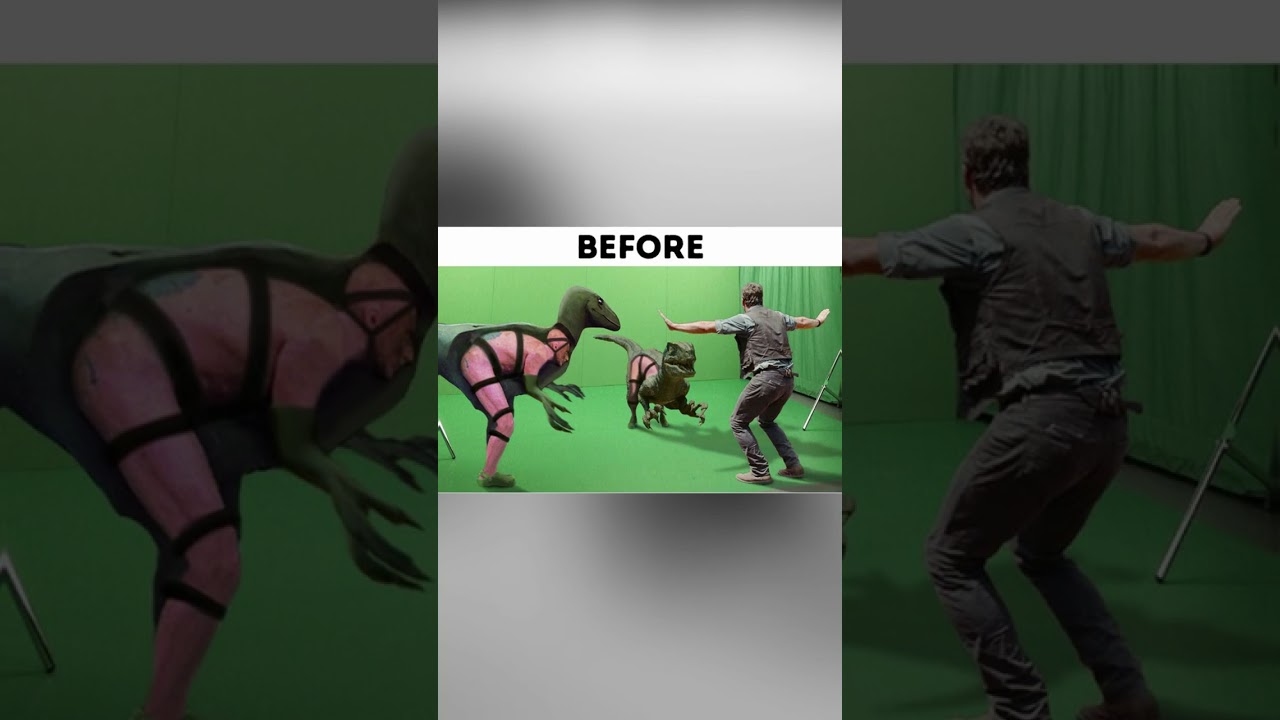 Jurassic World Behind The Scene #shorts
