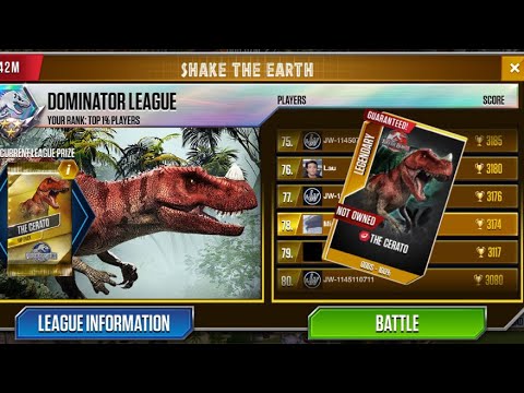 Jurassic World The Game | ep 1200 | The Cerato Tournament !!!