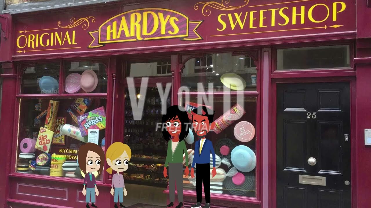 Justine Misbehaves at Hardy's Original Sweet Shop