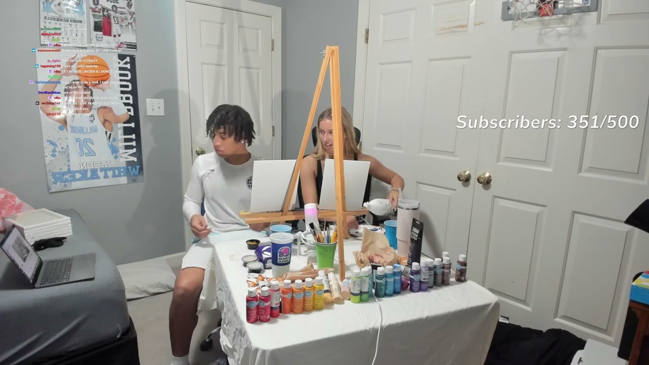 Jwhit And Abby Champ Painting Competition - Loser has Punishment