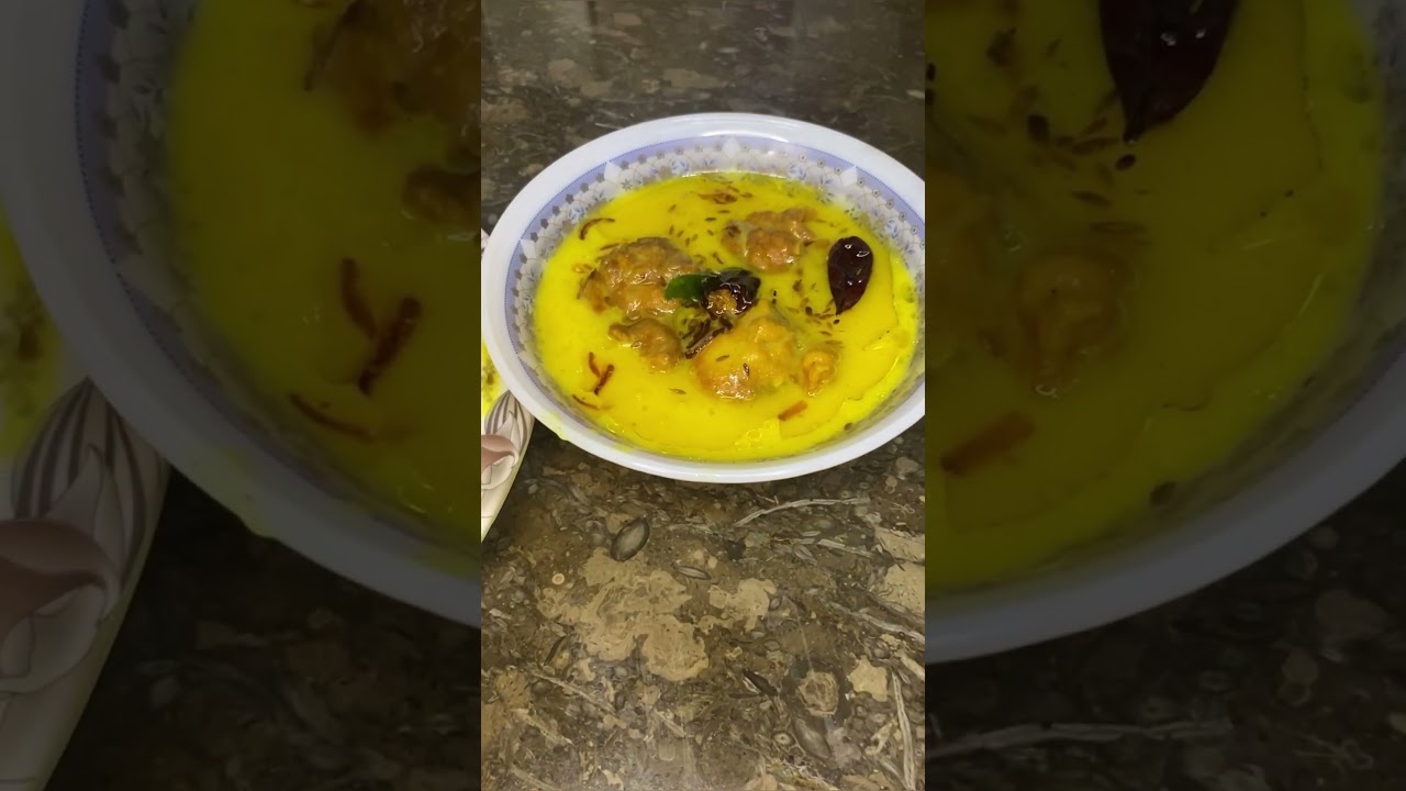 Kadhi Pakora for desi lovers #yt #easyrecipe #shortsvideo #viral