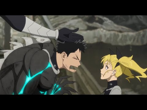 Kafka transforms into a Kaiju to save Shinomiya | KAIJU NO. 8 Ep 4 - English sub
