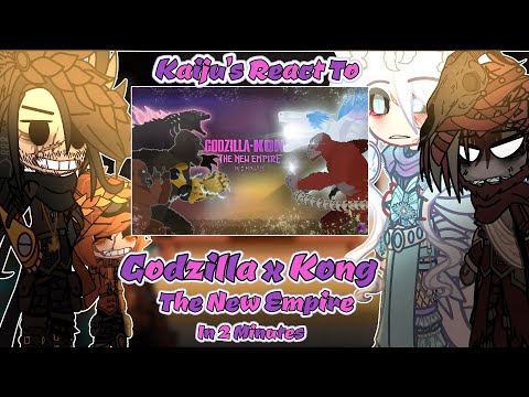 Kaiju's React To Godzilla x Kong: The New Empire In 2 Minutes | By @slick4785 | The Life Of Cally
