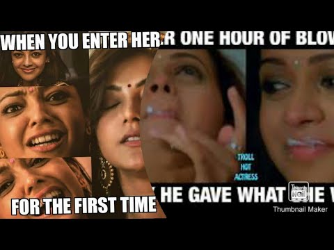 kajal agarwal hot troll memes with hot pictures / kajal agarwal hot face experience