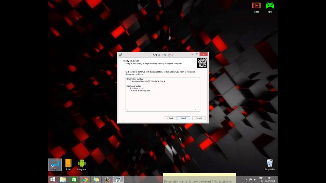 Kako instalirati Far cry 4