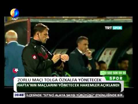Kanal Fırat Spor - Zorlu Maçı Tolga Özkalfa Yönetecek