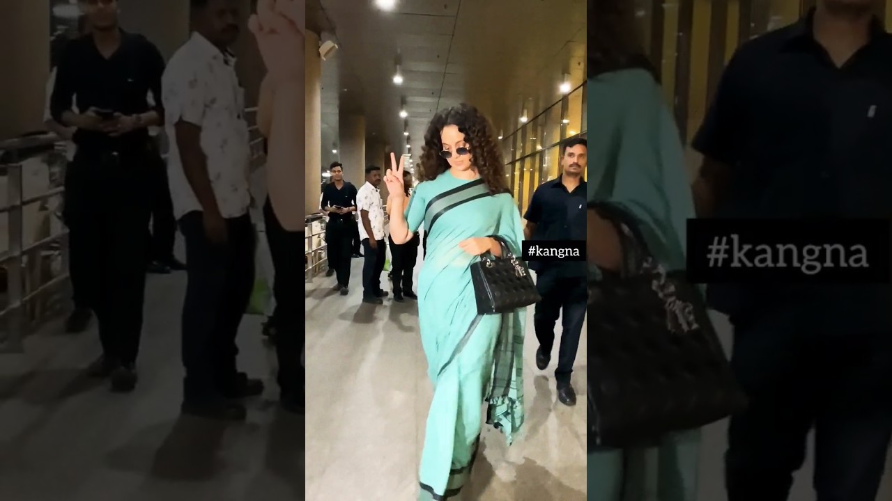 Kangna Ranaut's Stunning Ramp Walk! 💃✨ #FashionGoals #RampWalk #KangnaRanaut #ModelLife #RunwayQueen