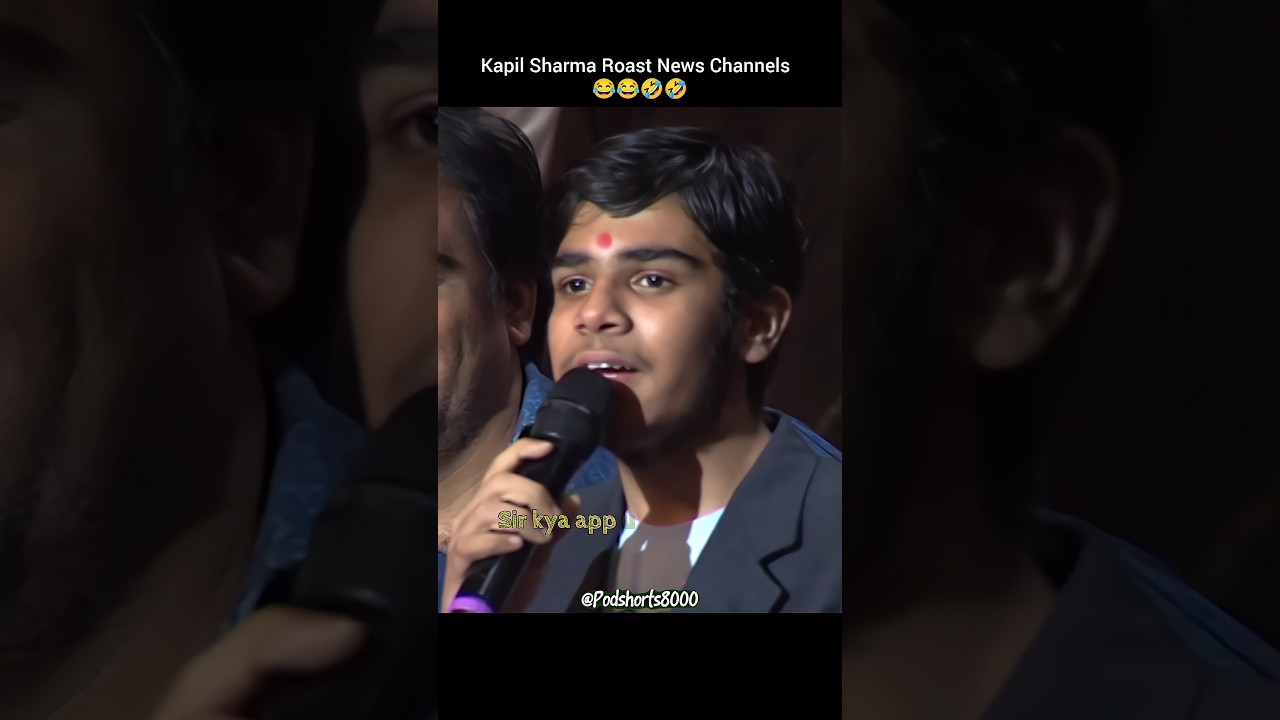Kapil Sharma Roast🔥Indian News Channels 😱😜🤣💀 | #kapilsharma #funny #roast #newschannel #ytshorts