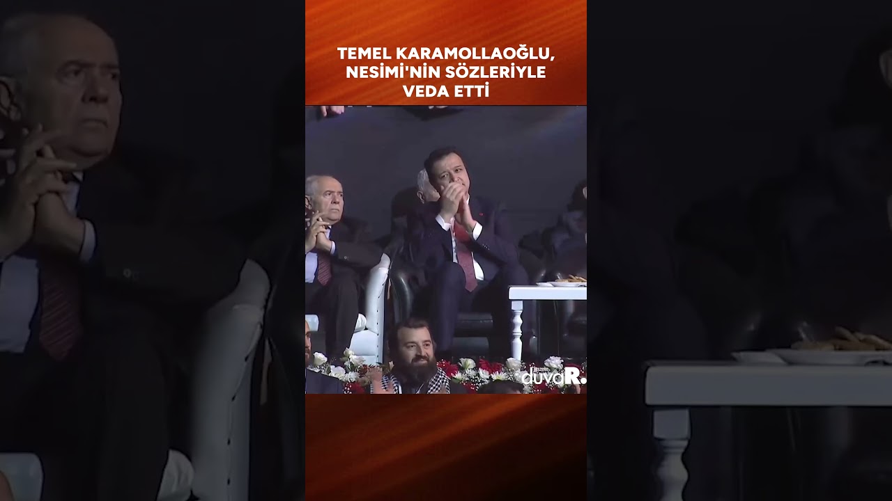 Karamollaoğlu, Nesimi'nin  sözleriyle veda etti: Zalimin talim ettiği yola minnet etmedim #shorts