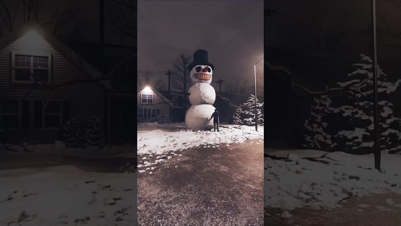 Kar'dan adam oyun oynamak istiyor ⛄#kardanadam #oyun #vahşi #oynamak