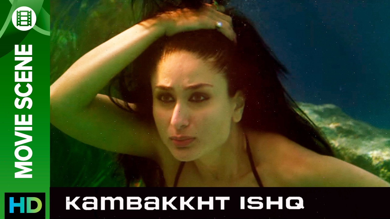 Kareena loves to swim | Kambakkht Ishq | Movie Scene
