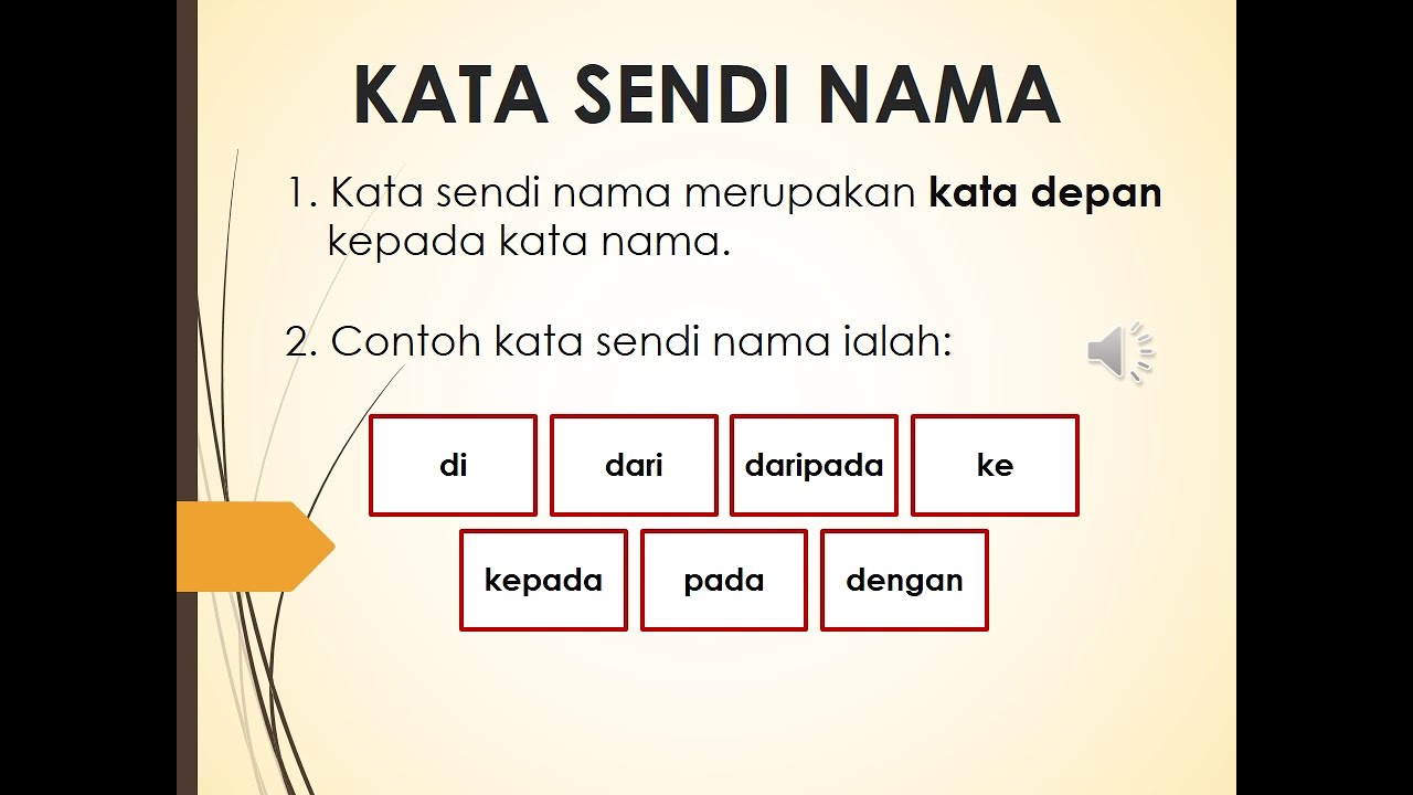 Kata Sendi Nama