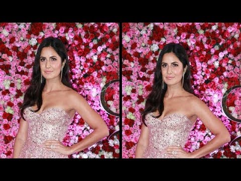 Katrina Kaif Hot Cleavage Revealing Gown At Lux Golden Rose Awards 2017