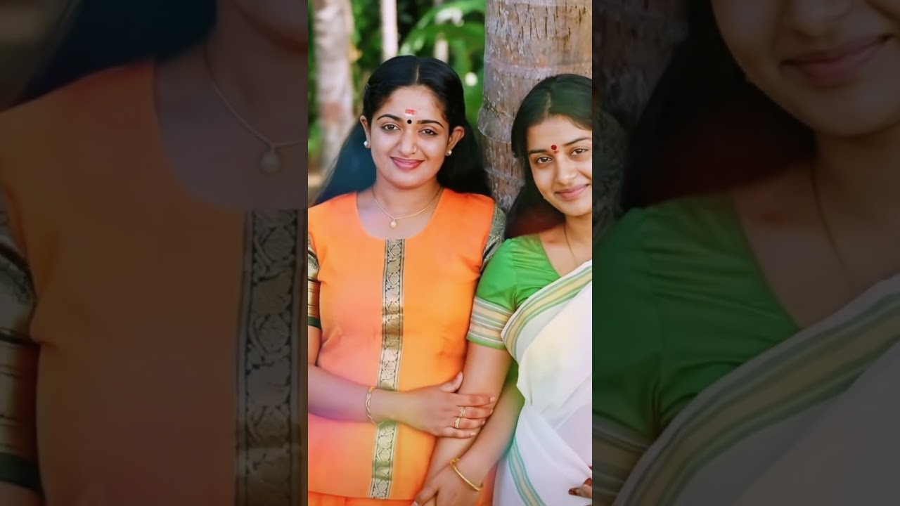 Kavya Madhavan and Meera Jasmine, #malayalam #film #actress #kavyamadhavan #meerajasmine