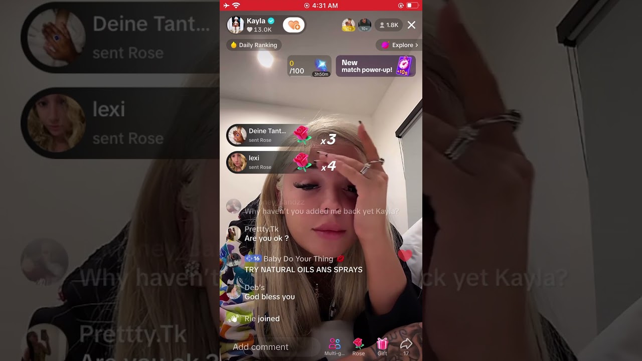 Kayla mentions Sunny