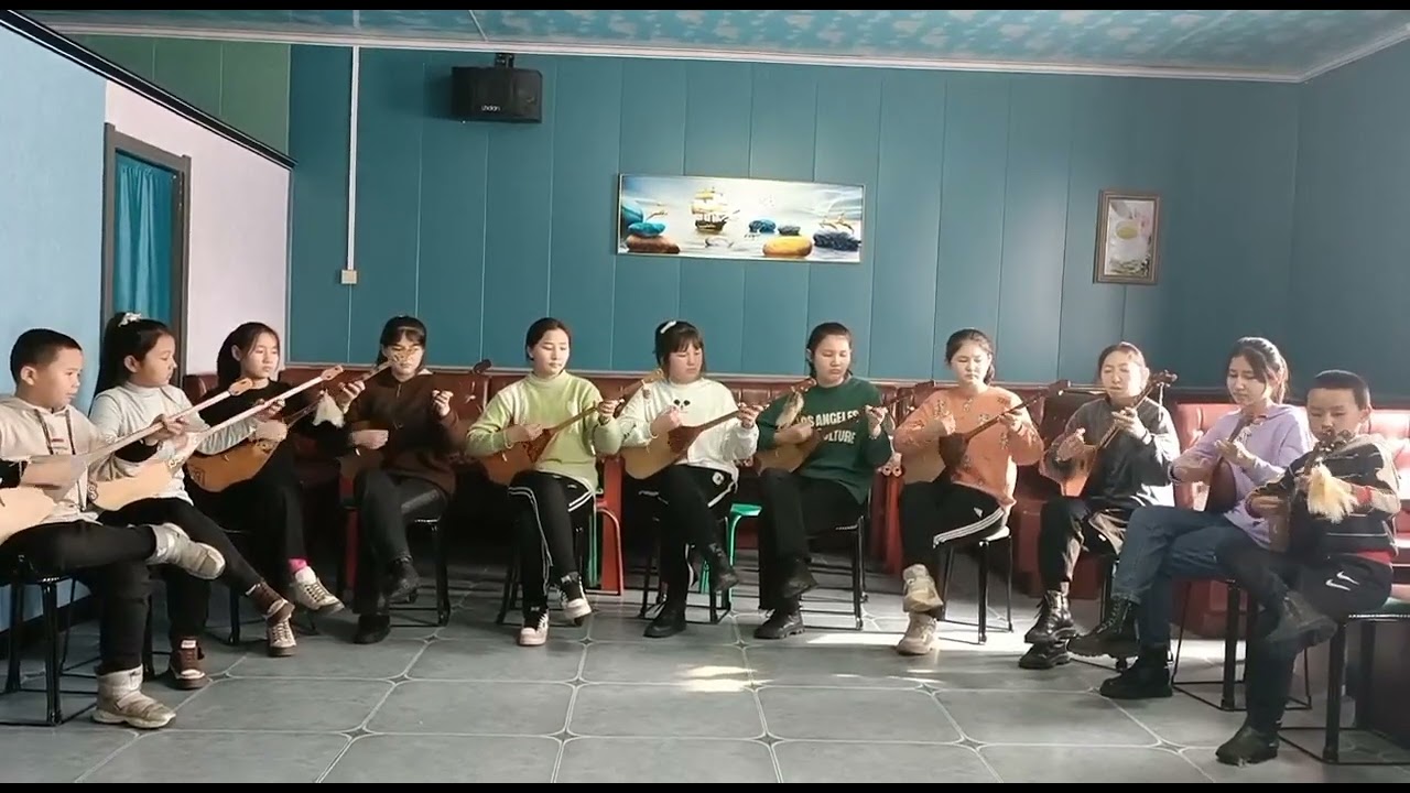 Kazakh musical instrument-the Dombera