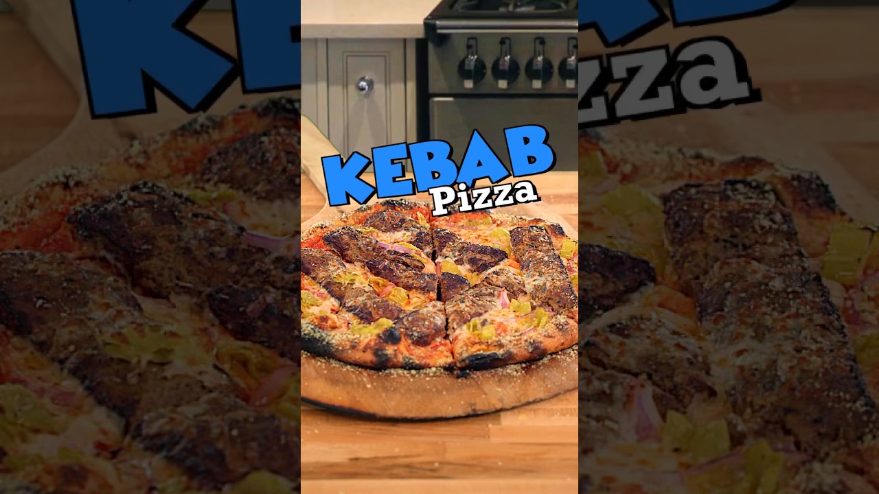 Kebab Pizza 🍕 kinda #shorts