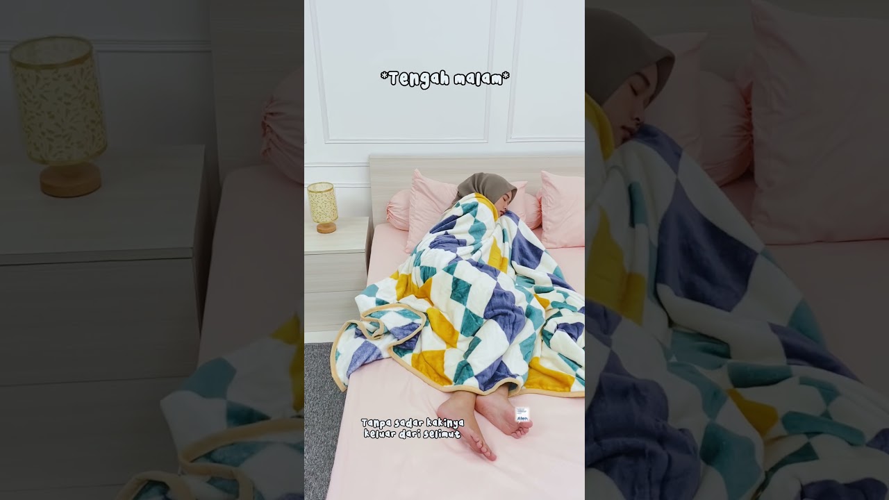 Kebiasaan Tidur Pakai Selimut | Selimut California By My Love
